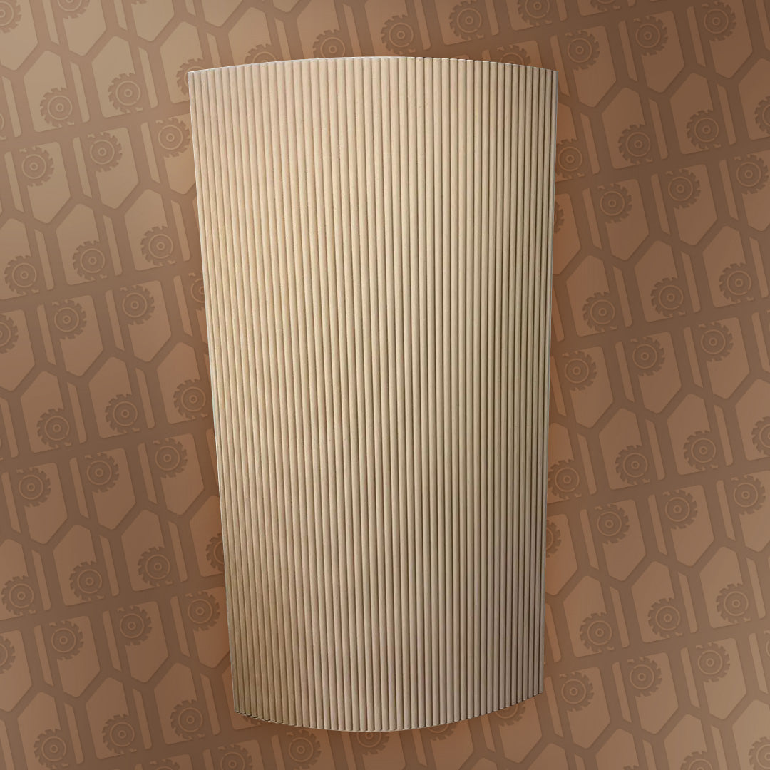 Curved Out Ripple Wall