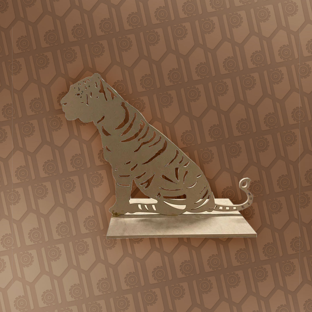 Wooden Tiger Decor
