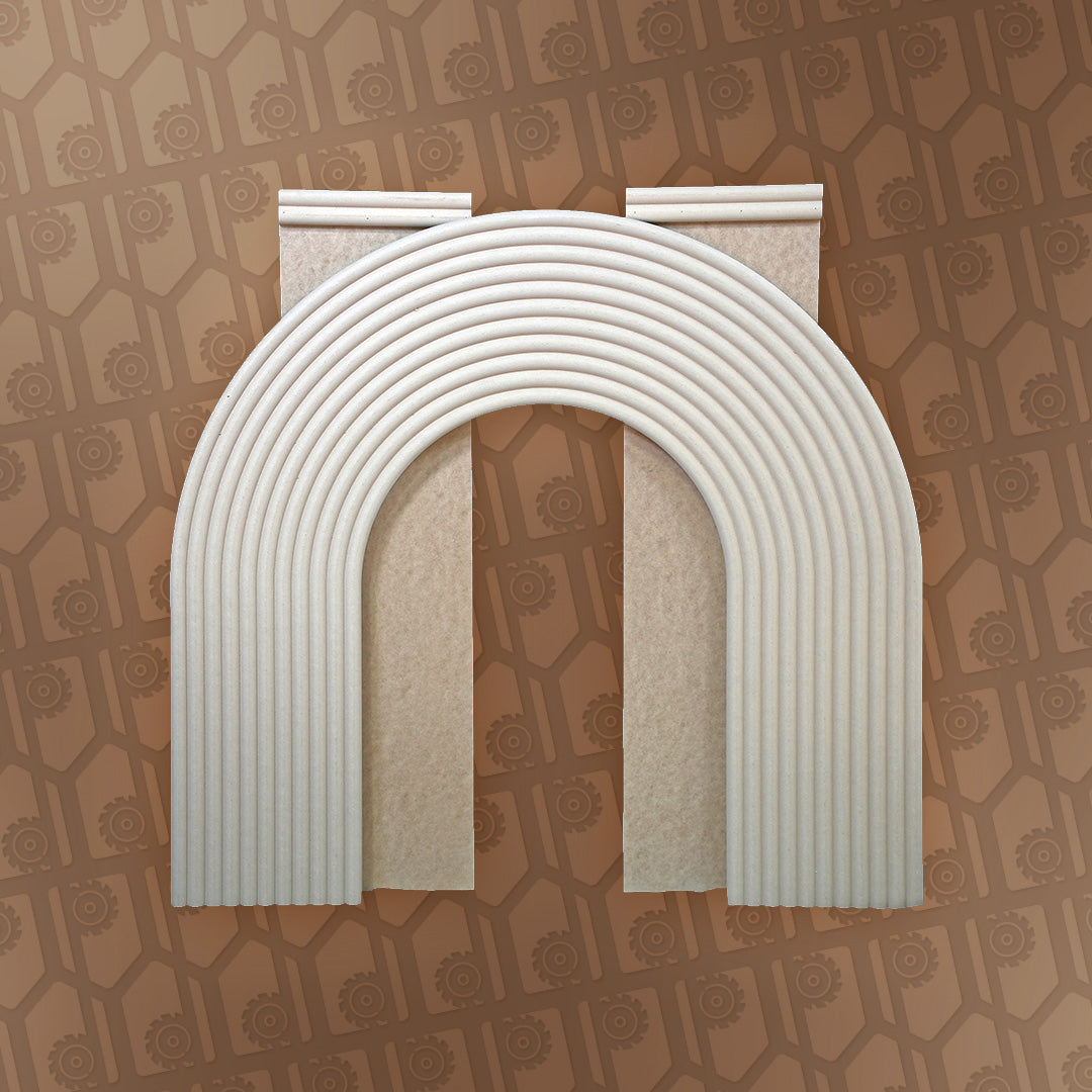 Top Rippled Hollow Arch