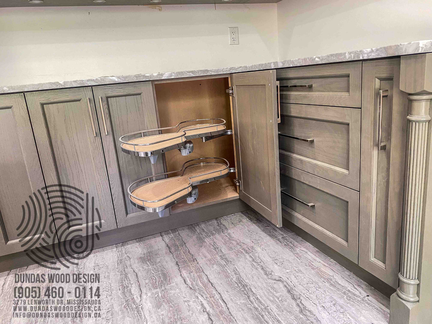 Subtle Stone Kitchen