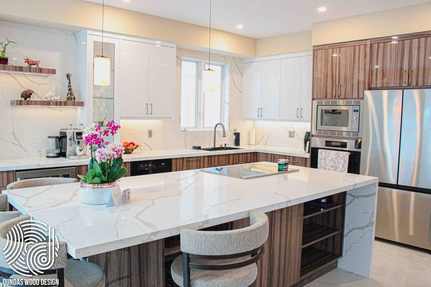 Modern Contrast Kitchen