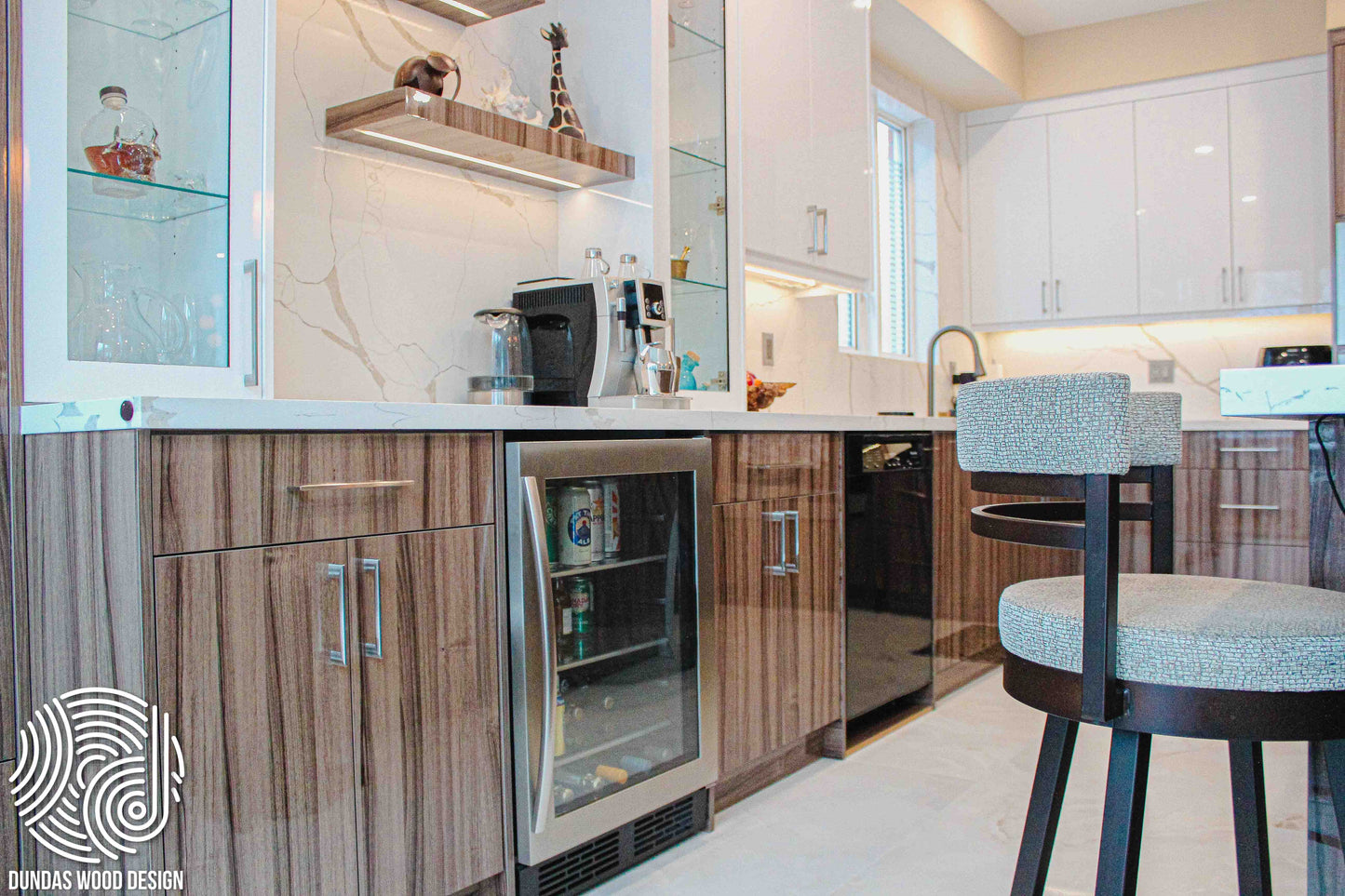 Modern Contrast Kitchen