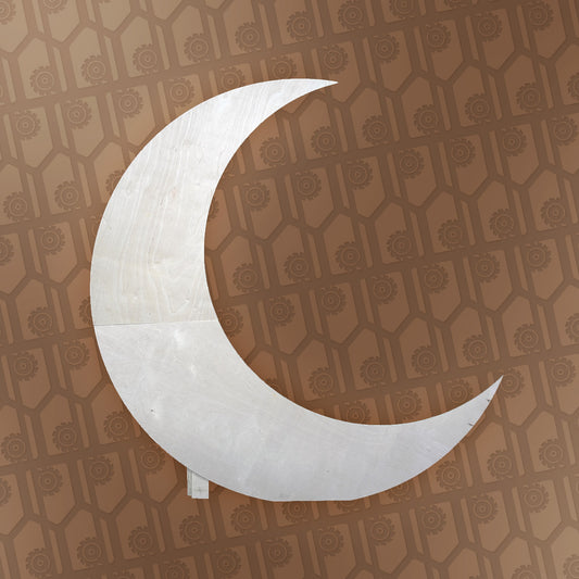 Wooden Moon Decor