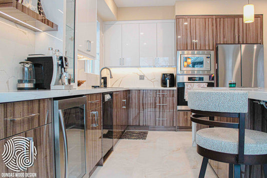 Modern Contrast Kitchen