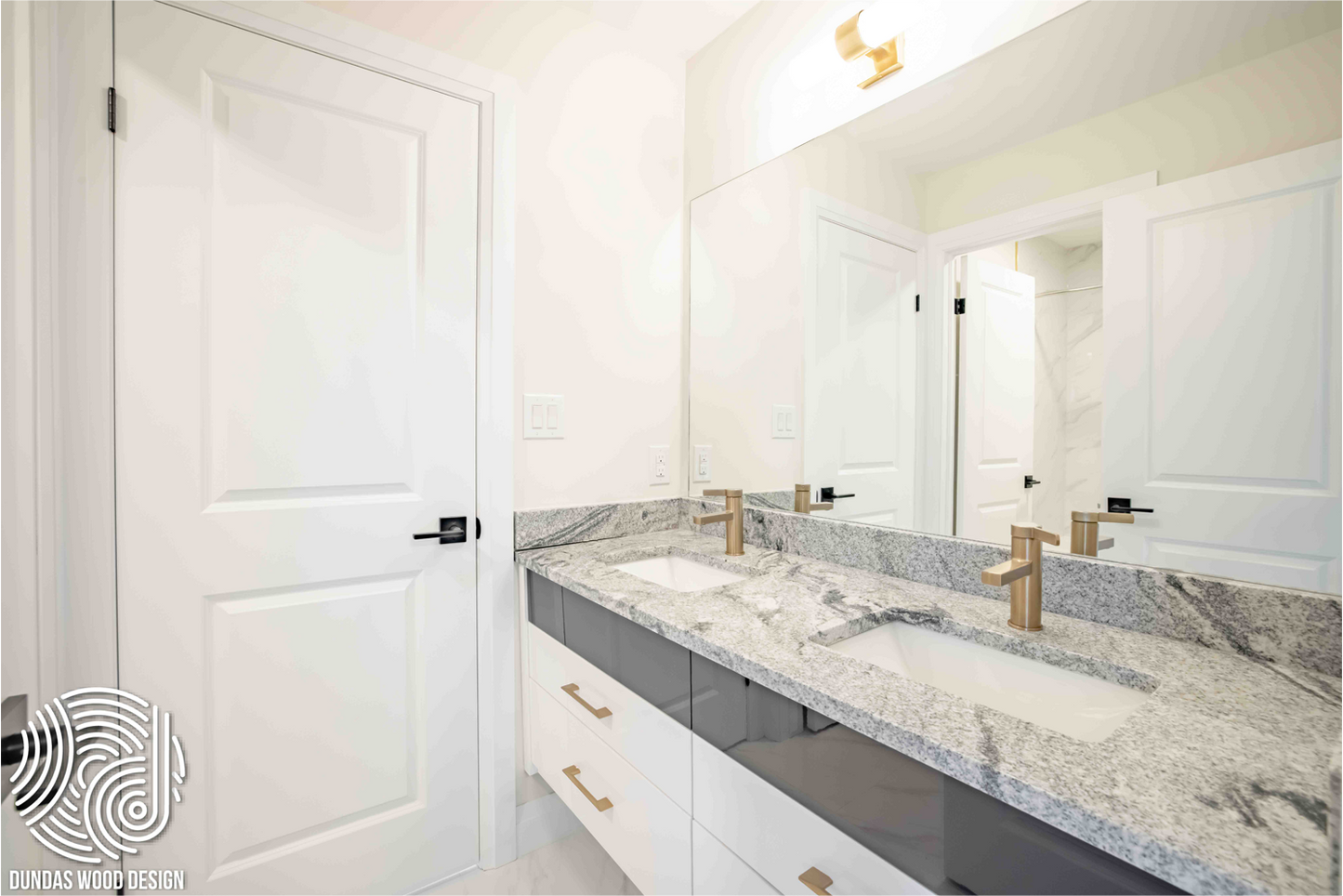 Modern Wall Mounted Slate Bathroom Vanity