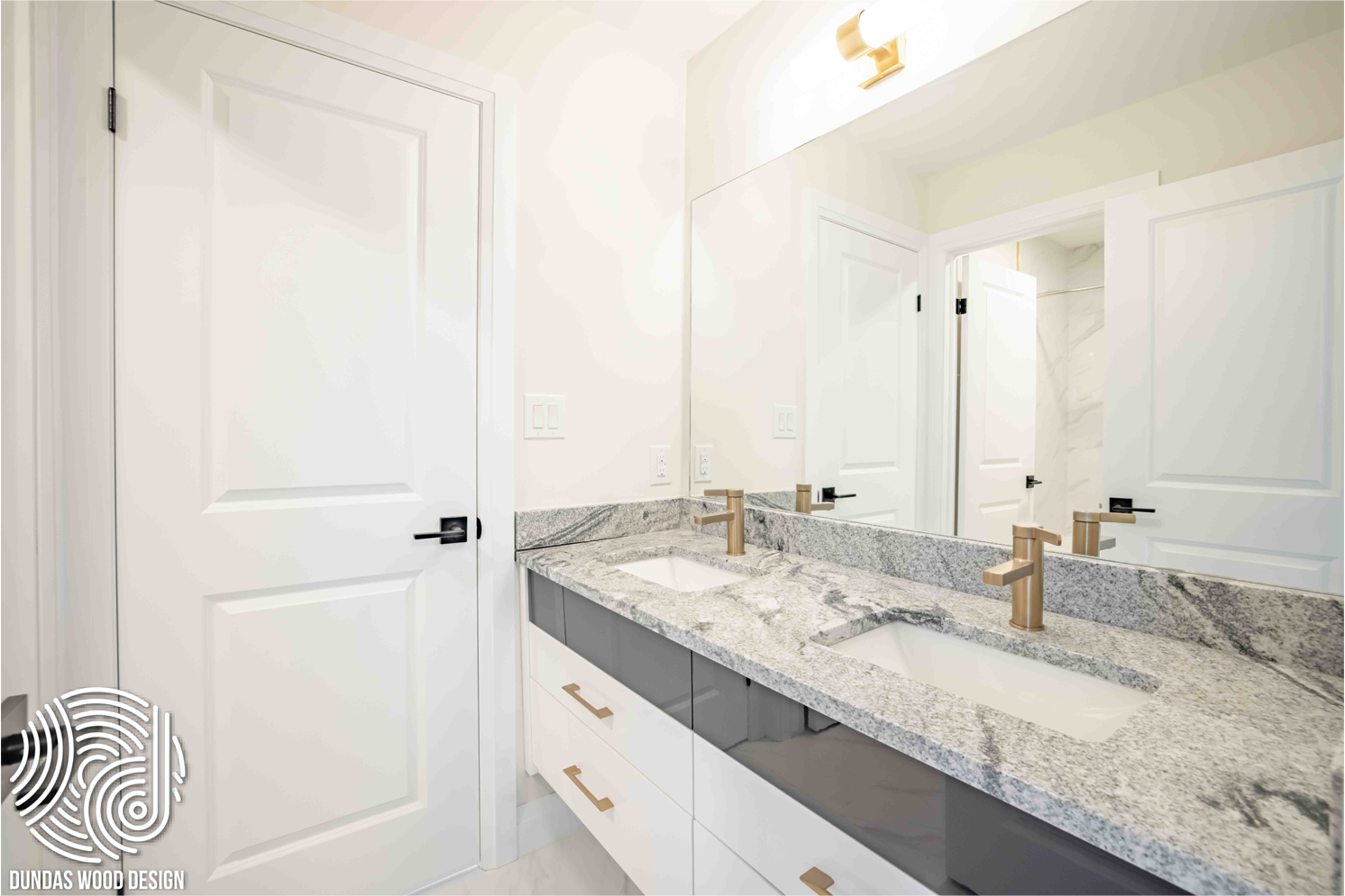 Modern Wall Mounted Slate Bathroom Vanity