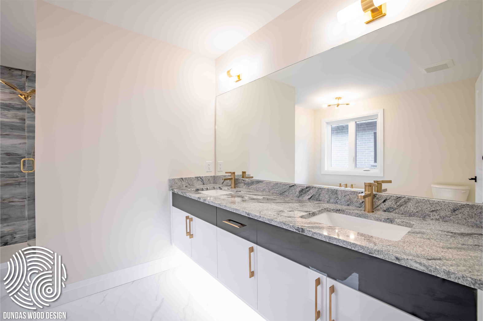 Modern Wall Mounted Slate Bathroom Vanity