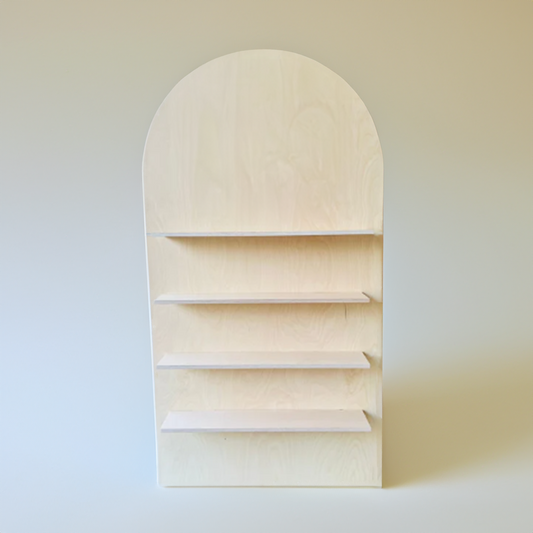 Arch Wall Panel With Shelves